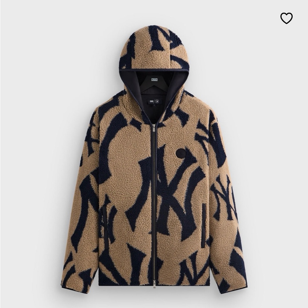 Kith for the New York Yankees Hooded Pinehurst Sherpa Jacket